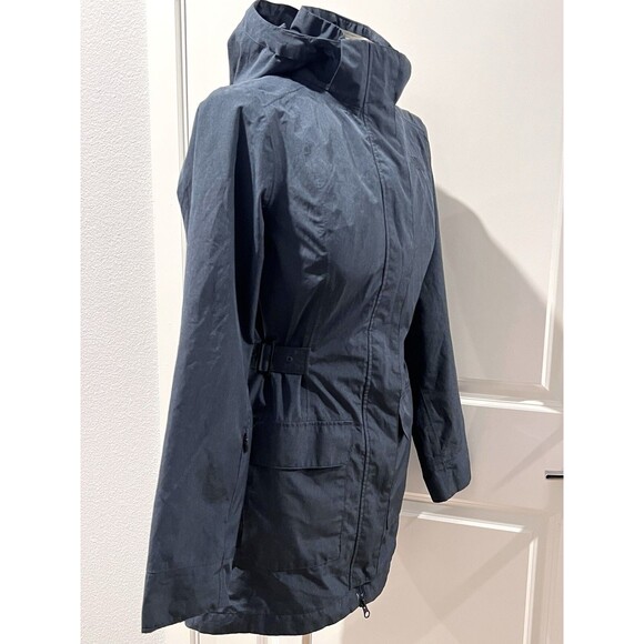 The North Face Tomales Bay DryVent Jacket Women XS Blue Full Zip Hooded Long - Picture 7 of 16